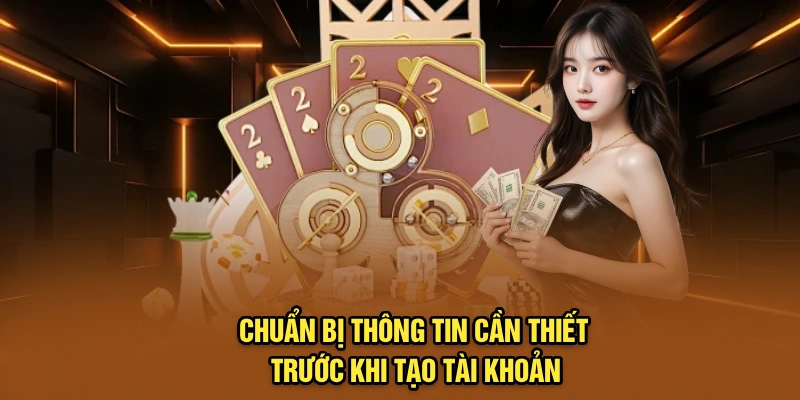 Chuẩn bị thông tin cần thiết trước khi tạo tài khoản